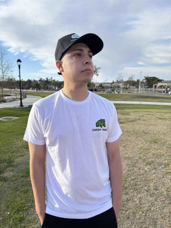 Lucky Toad Tri Blend T-Shirt - Image 4